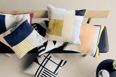 Ferm Living cushions, part of someday designs' textile collection