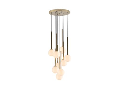 Cluster Ceiling Pendant by Houseof avaialble at someday designs.  Packshot lights on #colour_brass