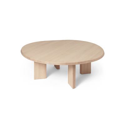 Ferm LVIING Tarn Coffee Table Packshot #colour_white-oiled-beech