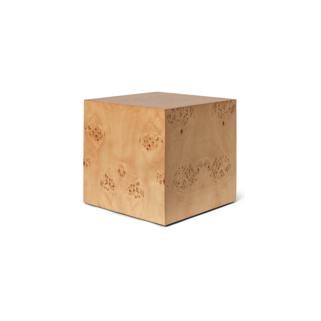 Ferm LIVING Burl Cube Side Table packshot