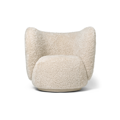 Ferm Living Rico Lounge Chair 1104265202. Made to order from someday designs. #colour_sheepskin-moonlight