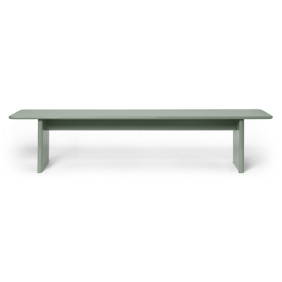 ferm lIVING Rink Bench 200cm Packshot #colour_tea-green