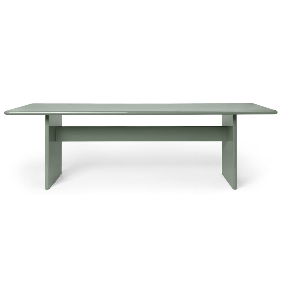 ferm LIVING Rink Dining Table tea green. Free UK delivery at someday designs #size_large