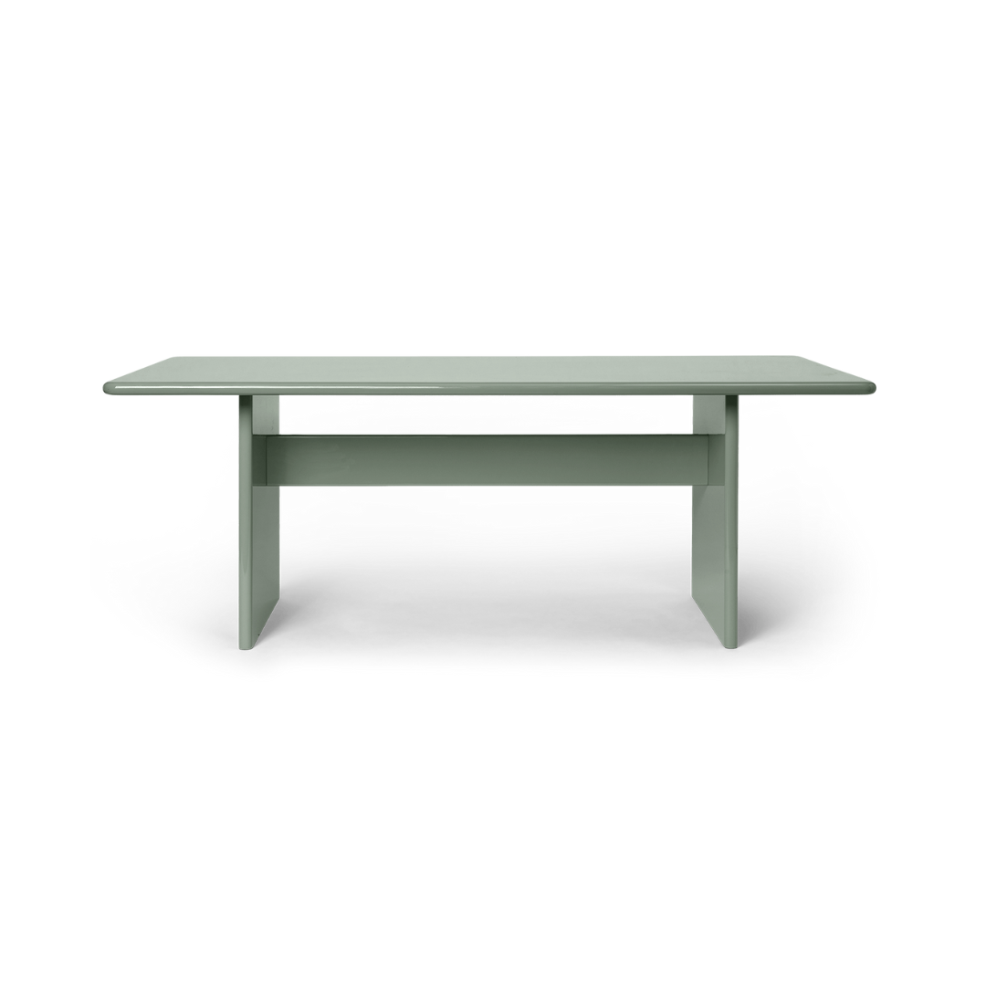 ferm LIVING Rink Dining Table tea green. Free UK delivery at someday designs #size_small