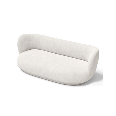 Ferm LIVING Rico Lounger packshot #colour_off-white-boucle