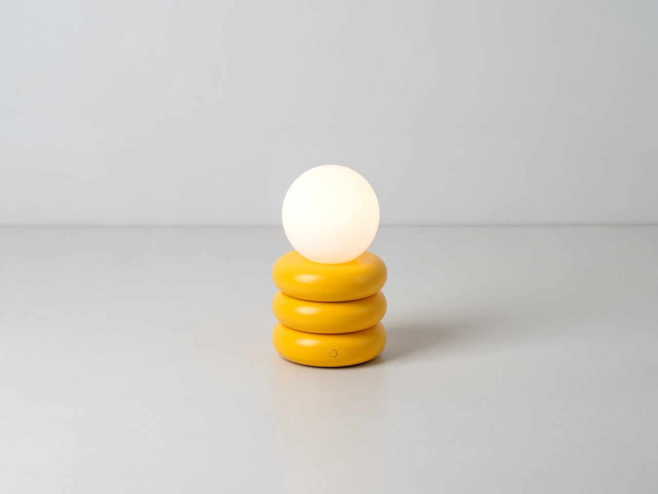 Houseof Tube Cordless Table Lamp product shot on  #colour_yellow