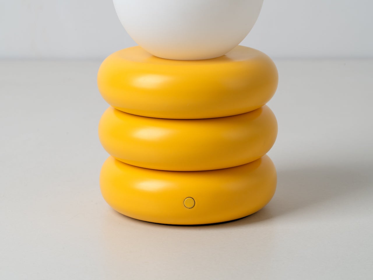 Houseof Tube Cordless Table Lamp product shot detail  #colour_yellow