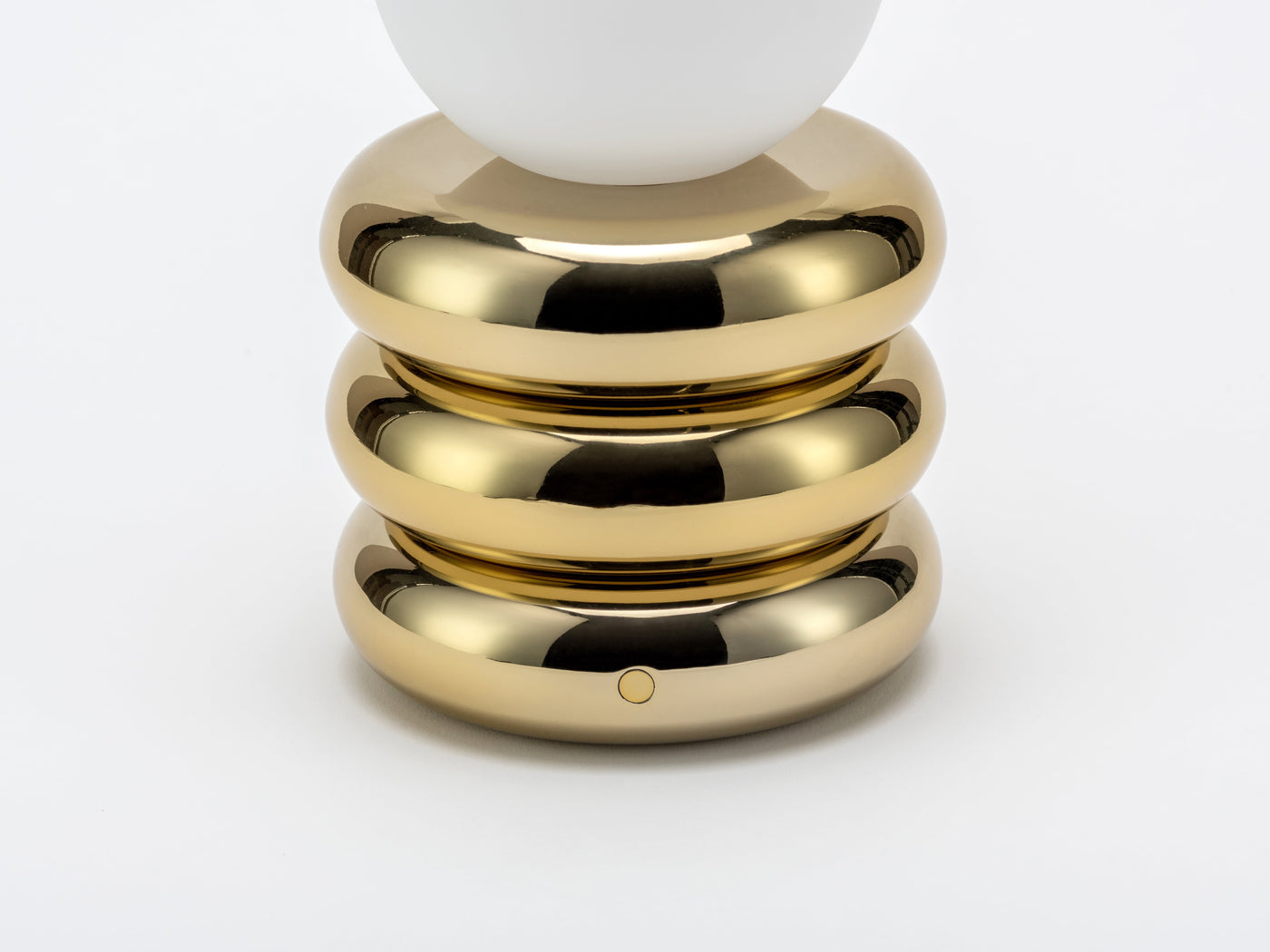 Houseof Tube Cordless Table Lamp detail base #colour_brass