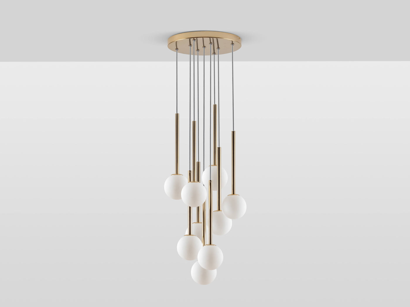 Cluster Ceiling Pendant by Houseof avaialble at someday designs.  Product shot lights off  #colour_brass