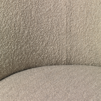 Ferm LIVING Rico Lounger Pouf fabric detail #colour_soft-boucle-natural