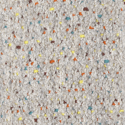 Ferm LIVING Rico Lounger Pouf fabric detail #colour_light-grey-confetti-boucle